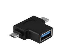 Adaptateur OTG 2 en 1 Micro USB et USB 3.1 Type C vers USB 3.0 Femelle