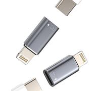 Adaptateur OTG Audio USB C vers Lightning(Lot de 2) iPhone Chargeur Cable USBC Femelle Jack Apple Mâle Prise Convertisseur Mini Type Camera Flash Disque Adapter pour 14 13 12 11 Pro Max X Ipad Air