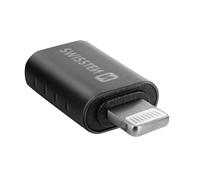 Swissten Adaptateur OTG Lightning (M) vers USB-A (F) – Transfert de données et charge