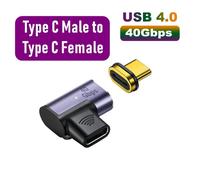 Adaptateur Otg Magnétique Usb Type-C,100w,40gbps,Thunderbolt,Convertisseur De Charge Rapide,Usb 3.0 Fash Driver Airies Pour Macbook Phone Isub - Type Ad136
