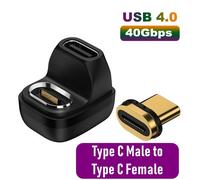 Adaptateur Otg Magnétique Usb Type-C,100w,40gbps,Thunderbolt,Convertisseur De Charge Rapide,Usb 3.0 Fash Driver Airies Pour Macbook Phone Isub - Type Ad073