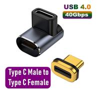 Adaptateur Otg Magnétique Usb Type-C,100w,40gbps,Thunderbolt,Convertisseur De Charge Rapide,Usb 3.0 Fash Driver Airies Pour Macbook Phone Isub - Type Ad093