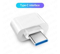 Adaptateur OTG Type C vers USB 2.0,pour téléphone,micro USB,pour smartphone,lapmédication,souris,manette de jeu,disque flash,prise Kang - Type USB C White-4 PCS