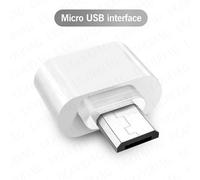 Adaptateur OTG Type C vers USB 2.0,pour téléphone,micro USB,pour smartphone,lapmédication,souris,manette de jeu,disque flash,prise Kang - Type Micro USB White-1 PCS