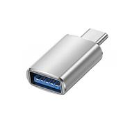 Adaptateur OTG USB-C Mâle vers USB 3.0 Femelle Blue Star Argent