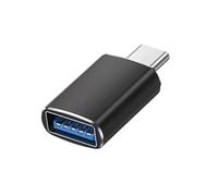 Adaptateur OTG USB-C Mâle vers USB 3.0 Femelle Blue Star Noir