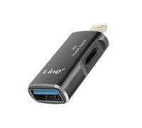 Adaptateur OTG USB et USB C vers Lightning Noir