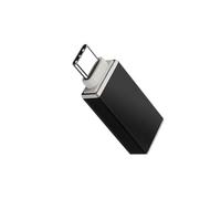 Adaptateur OTG USB Femelle vers USB-C Mâle Synchronisation Compact Noir