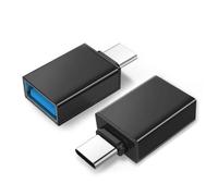 Adaptateur OTG USB - MACLEAN - MCE470 - USB A vers USB Type-C - Synchronisation - Noir