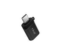 Adaptateur OTG USB type C vers USB 3.0 Femelle Charge et Syncrho Argent Noir