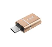 LinQ Adaptateur OTG USB vers USB C Compact et pratique Dorée