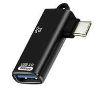 Adaptateur OTG USB vers USB-C et Charge USB-C 10W Transfert 5Gbps LinQ Noir