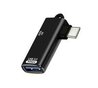 LinQ Adaptateur OTG USB vers USB-C – Charge USB-C 10W, Transfert 5Gbps – Noir
