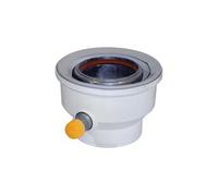 Ubbink Adaptateur pour ventilation gaz chaud 60/100 à 80/125 Noir