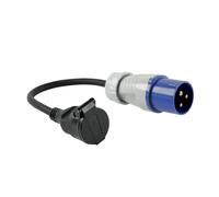 Adaptateur P17 Mâle Socle 230v Femelle