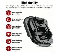 Adaptateur PAR20MT pour outils Parkside vers Makita, convertisseur de batterie Li-ion 20V Parkside en outils électriques sans fil Makita 18V
