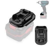 Adaptateur PAR20MT pour Parkside vers Makita, convertisseur de batterie pour batterie Parkside 20V XTeam vers Makita 18V outils électroportatifs (uniquement l'adaptateur)