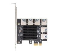Adaptateur PCI-E à PCI-E 1 à 6, fente pci-express 1x à 16x, Riser PCIe spécial USB