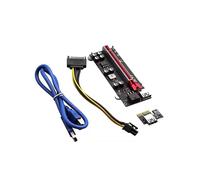 Adaptateur PCI-E Riser pour Carte Graphique, Extension PCIE X1 Vers X16, Câble PCI-Express Riser USB 3.0 pour Ordinateur de Bureau.