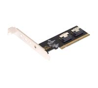 Adaptateur PCI-E U.2, optimisez votre potentiel PCIe : 3.0 4.0 X16 vers 2 ports