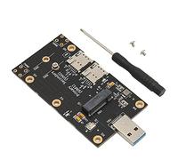 Adaptateur PCI Express Double Carte SIM, Adaptateur de Contrôleur de Concentrateur M.2 vers USB 3.0 Mini PCI-E USB 3.0, Prise en Charge de la Carte PCI Express M.2 Taille de la Carte de Type 304