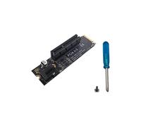 Adaptateur PCIE 4X vers 2 PCIE pour disque dur convertisseur lecteur carte de remplacement pour accessoires informatiques adaptateur d'extension professionnel