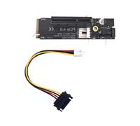 Adaptateur PCIE 4X vers 2 PCIE pour disque dur convertisseur lecteur carte de remplacement pour ordinateur accessoires transfert de données