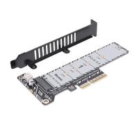 Adaptateur PCIe 5.0 vers M.2 NVMe pleine hauteur/support discret pour 2230/42/60/80/110 SSD M.2 NVME SSD vers PCIe X4 adaptateur carte d'extension (pas pour SATA NGFF)