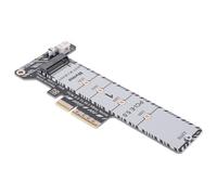 Adaptateur PCIe 5.0 vers M.2 NVMe pleine hauteur/support discret pour 2230/42/60/80/110 SSD M.2 NVME SSD vers PCIe X4 adaptateur carte d'extension (pas pour SATA NGFF)