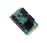 Adaptateur PCIe SATA3.0 compact avec 2/4 ports pour améliorer les capacités de stockage des systèmes, taux de transmission 6 Gbit/s, adaptateur PCIe