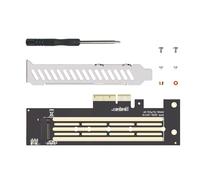 Adaptateur PCIE Solid States pour carte d'extension PCIe4.0 avec support pour transfert de données de disque SSD 2230 2242 2260 2280