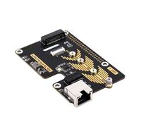 Adaptateur PCIe vers Ethernet HAT PCIe NVME 5 Gbit/s avec port Ethernet 1000 M et disques solides NVMe RTL8111H puce 5 Gbps