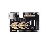 Adaptateur PCIe vers Ethernet M.2 pour Pi5 Prend en charge les disques solides NVMe Tailles 2230/2242/2260/2280 Caractéristiques PoE Fonctionnalité
