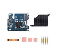 Adaptateur PCIe vers M.2 avec fonction PoE pour 5 modules PoE HAT M.2 HAT+ prenant en charge NVMe