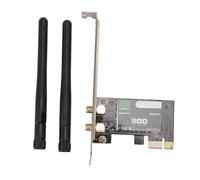 Adaptateur PCIE Wi-FI Fil 300 Mbps 2,4 GHz, Carte Réseau Informatique Haute Performance, Dernier Protocole 802.11N, Transfert de Données Fiable avec Interface PCI-Ex1,