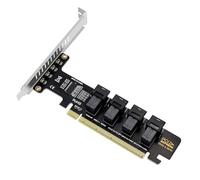 Adaptateur PCIE X16 vers 4 ports NVME SFF-8643 SFF-8639 Carte d'extension PCIE4.0 fente PCIE X16