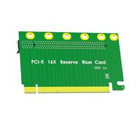 Adaptateur PCIE3.0 16X Reverse Risers Card Adapter 61.80mm Hauteur pour Serveurs Ordinateur Connexion Adaptateur Reverse Direction