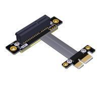 Adaptateur PCIExpress 4 vers 1 x PCIE 4 vers 1 x câble d'extension Installation facile pour mises à niveau de PC Installation facile sans pilote