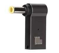 Adaptateur PD vers DC Type-C Femelle vers DC Résistance à la Corrosion Finition Fine PD Smart Chip Boîtier en Alliage d'aluminium pour Port de Charge 5,0 X 1,0 Mm pour Ordinateur Portable