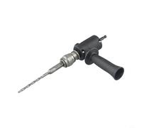 Adaptateur perceuse électrique à marteau tête de conversion avec poignée antidérapante, porte-foret en métal pour outils électriques, comprend 1 adaptateur et 1 foret
