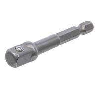 Adaptateur Perceuse Empreinte Six Pans 6,3 mm - Carré Mâle 10 mm - Compatibilité et Précision, Acier - D-Work