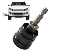 Adaptateur Perceuse pour Douille de Chariot, Adaptateur Antirouille pour Perceuse à Cric, Outil Multi-Angles Réglable en Anti-Rouille pour Camping Car Automobile Extérieur