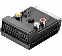 Adaptateur péritel AV commutable vers 3x RCA et S-Vidéo,Convertisseur Euro Connecteur,2x Audio,1X Vidéo,Femelle à Mâle