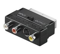 Adaptateur Peritel - GOOBAY - SVideo-RCA - Noir - Switchable IN/OUT
