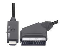 Adaptateur péritel HD 1080P compatible péritel mâle vers HD femelle