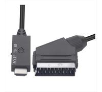 Adaptateur péritel HD 1080P compatible péritel mâle vers HD femelle
