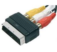 Adaptateur PERITEL Mâle/Femelle 3xRCA