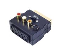 Adaptateur PERITEL Male/Femelle 3xRCA + S-Video