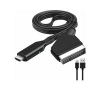 Adaptateur péritel RGB vers HDMI, convertisseur audio-vidéo Plug and Play pour décodeur DVD HDTV et PS3, compatible PAL et NTSC, pour une image
