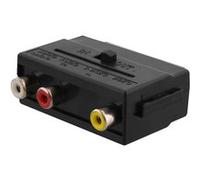T'nB Home Connect - Adaptateur audio/vidéo - SCART mâle pour phono RCA x 3 femelle - noir